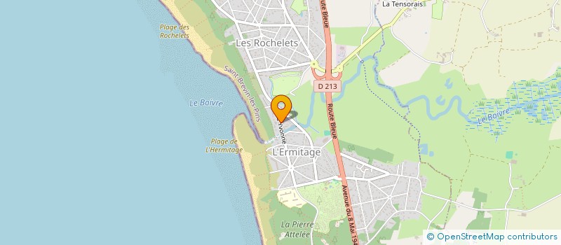 localisation de l'entreprise RESIDENCE OASIS à SAINT-BREVIN-LES-PINS