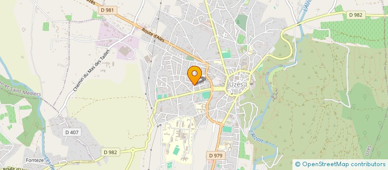 localisation de l'entreprise RESIDENCE OBEO UZES  UZES