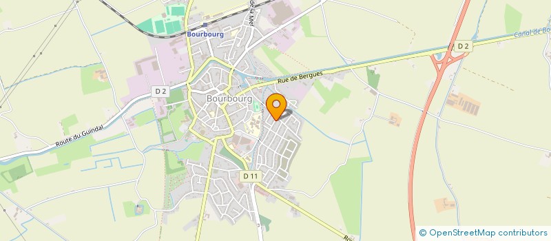 localisation de l'entreprise RESIDENCE OLIVIER VARLET  BOURBOURG