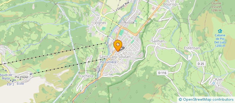 localisation de l'entreprise RESIDENCE ONDINES A  SAINT-LARY-SOULAN