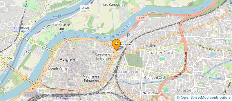 localisation de l'entreprise RESIDENCE ONZE RUE RAPPE  AVIGNON