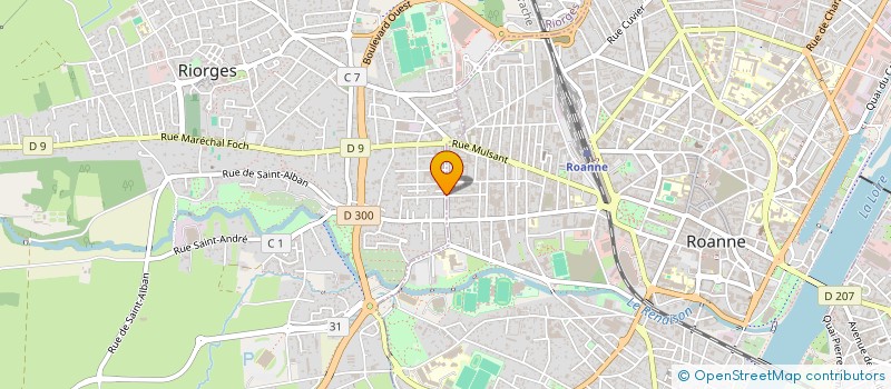 localisation de l'entreprise RESIDENCE ORANGERIE à RIORGES