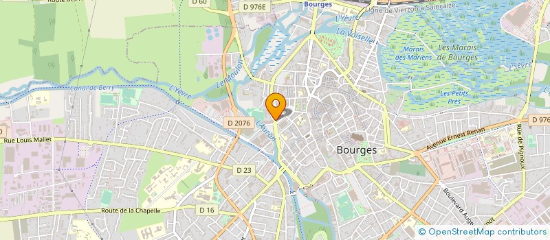 localisation de l'entreprise RESIDENCE OREE DES ARENES  BOURGES