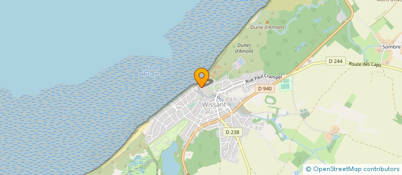 localisation de l'entreprise RESIDENCE OUTRE MER  WISSANT