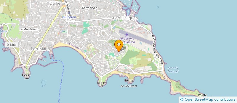 localisation de l'entreprise RESIDENCE PARC DU BOIS D AMOUR  QUIBERON