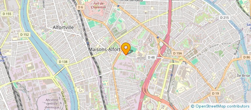 localisation de l'entreprise RESIDENCE PARMENTIER  MAISONS-ALFORT