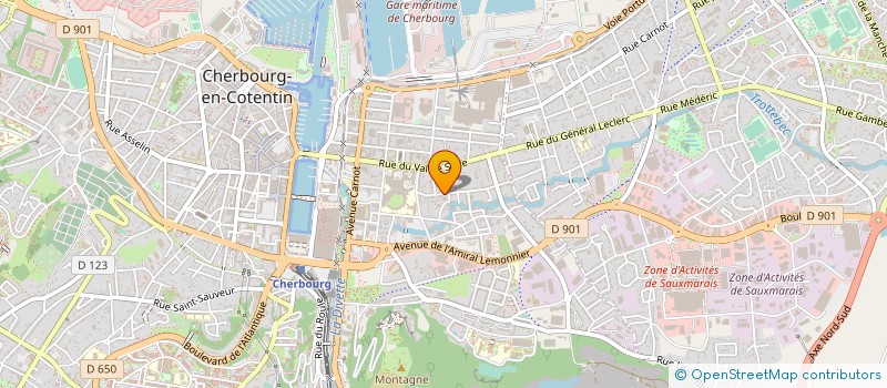 localisation de l'entreprise RESIDENCE PASTEUR  CHERBOURG-EN-COTENTIN