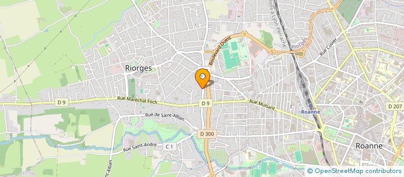 localisation de l'entreprise RESIDENCE PASTEUR à RIORGES