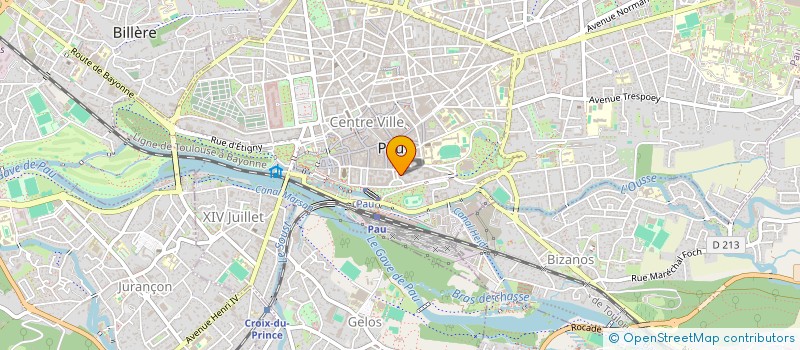 localisation de l'entreprise RESIDENCE PETIT ARAGON à PAU