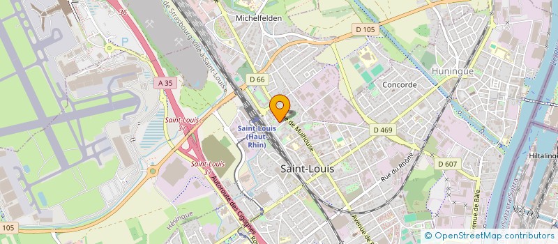 localisation de l'entreprise RESIDENCE PETIT CHEVERNY ST LOUIS  SAINT-LOUIS