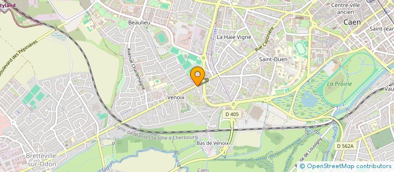 localisation de l'entreprise RESIDENCE PICKFORD à CAEN
