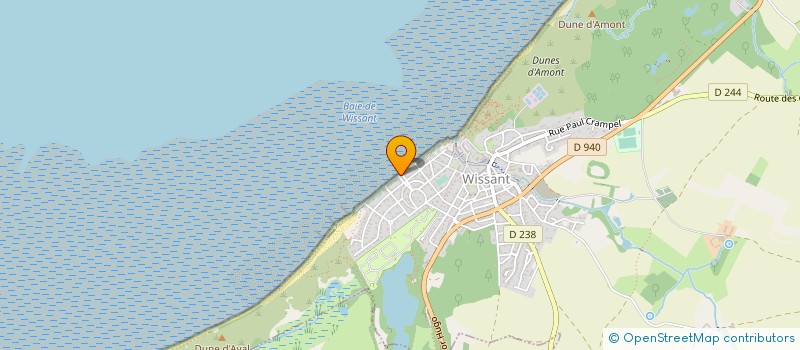 localisation de l'entreprise RESIDENCE PIERRE  WISSANT