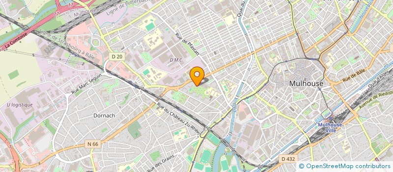 localisation de l'entreprise RESIDENCE PIERREFONTAINE BT O  MULHOUSE