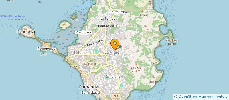 localisation de l'entreprise RESIDENCE-PKLV à DZAOUDZI