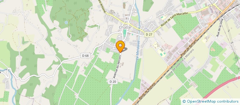 localisation de l'entreprise RESIDENCE PLEIN AIR  SAINT-MARCELLIN