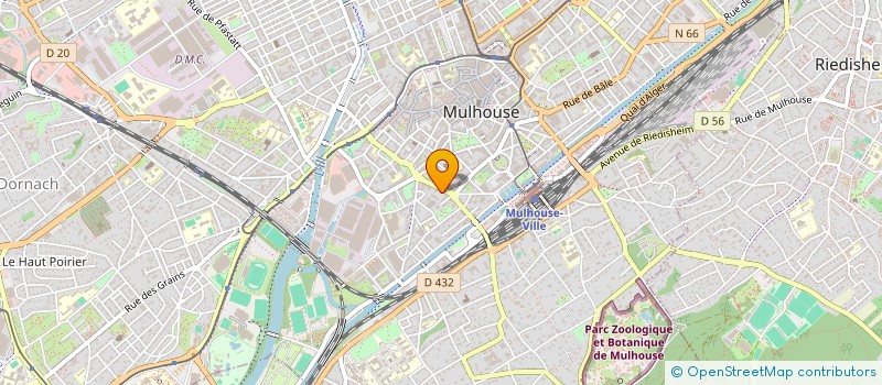 localisation de l'entreprise RESIDENCE PLEIN SOLEIL  MULHOUSE