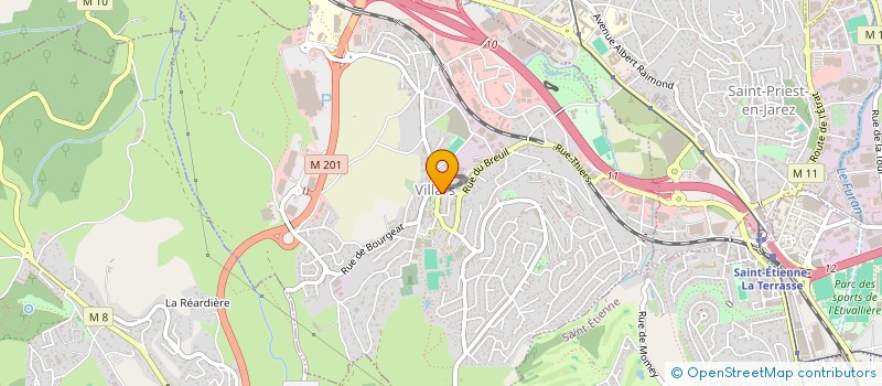 localisation de l'entreprise RESIDENCE PLEIN SUD  VILLARS