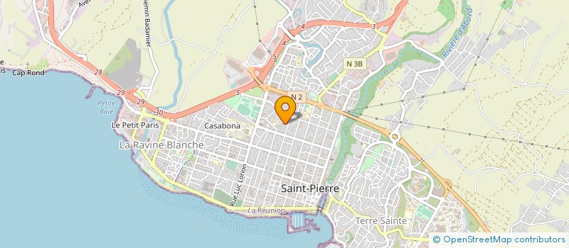 localisation de l'entreprise RESIDENCE POMME CANNELLE à SAINT-PIERRE