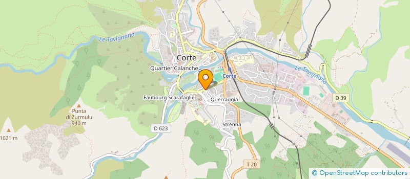 localisation de l'entreprise RESIDENCE PORETTE à CORTE