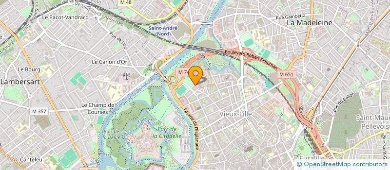 localisation de l'entreprise RESIDENCE PORTE D YPRES à LILLE