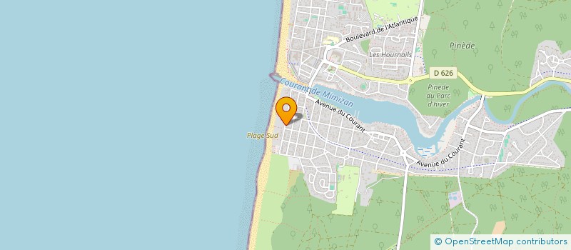 localisation de l'entreprise RESIDENCE POSEIDON  MIMIZAN