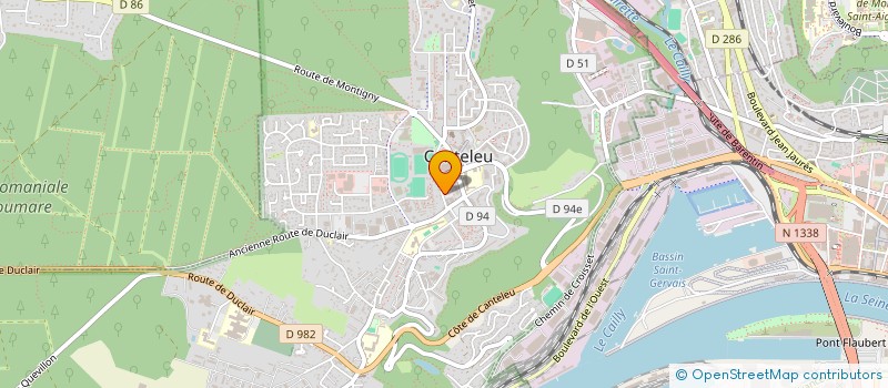 localisation de l'entreprise RESIDENCE POUR PERSONNES AGEES à CANTELEU