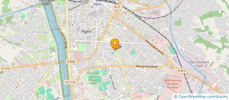 localisation de l'entreprise RESIDENCE PRUNELLIA  AGEN