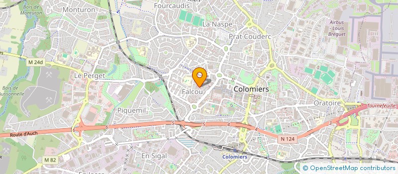 localisation de l'entreprise RESIDENCE PYRENEES II à COLOMIERS