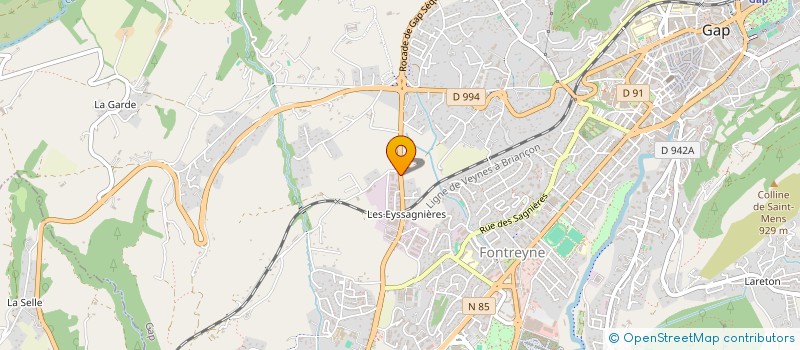 localisation de l'entreprise RESIDENCE R.K.  GAP