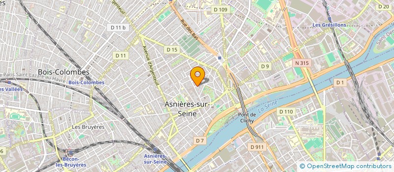 localisation de l'entreprise RESIDENCE RABELAIS à ASNIERES-SUR-SEINE