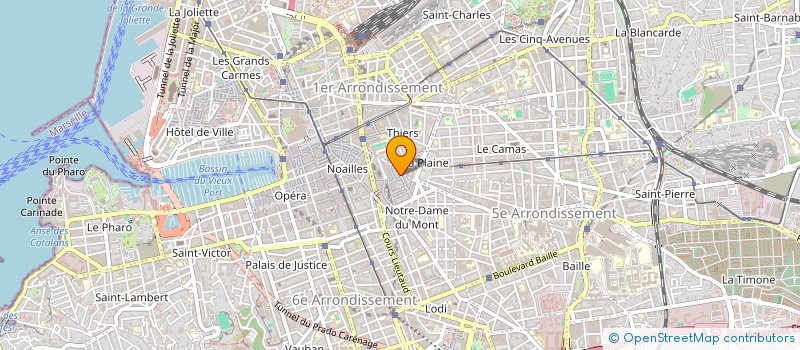 localisation de l'entreprise RESIDENCE RESILIENTE CENTRE DE DEVELOPPEMENT ET DIFFUSION DE DISCIPLINES NON-NUMERIQUES à MARSEILLE