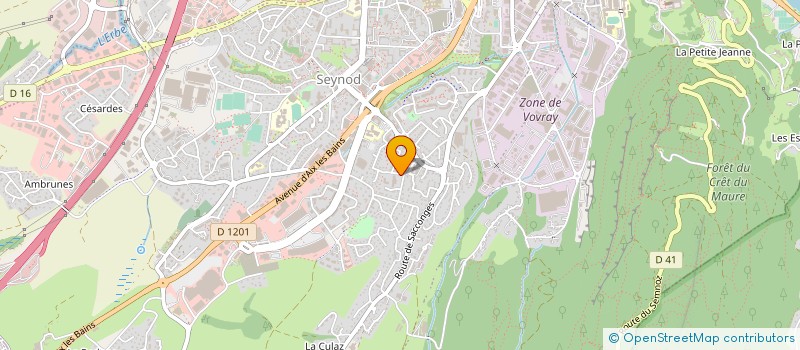 localisation de l'entreprise RESIDENCE RETRAITE LE PRE FORNET à ANNECY