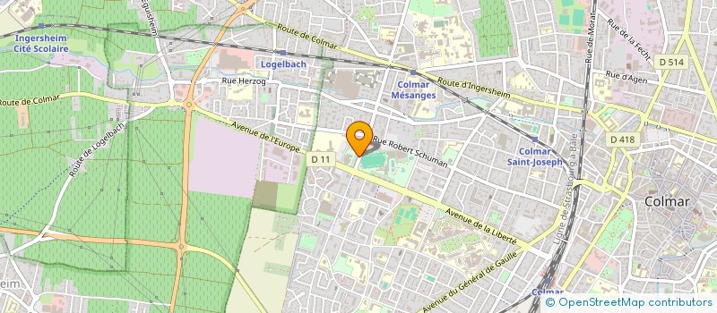 localisation de l'entreprise RESIDENCE RETTENMOSER  COLMAR