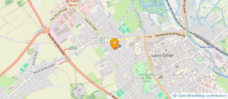 localisation de l'entreprise RESIDENCE REVEL  SAINT-MARTIN-LEZ-TATINGHEM