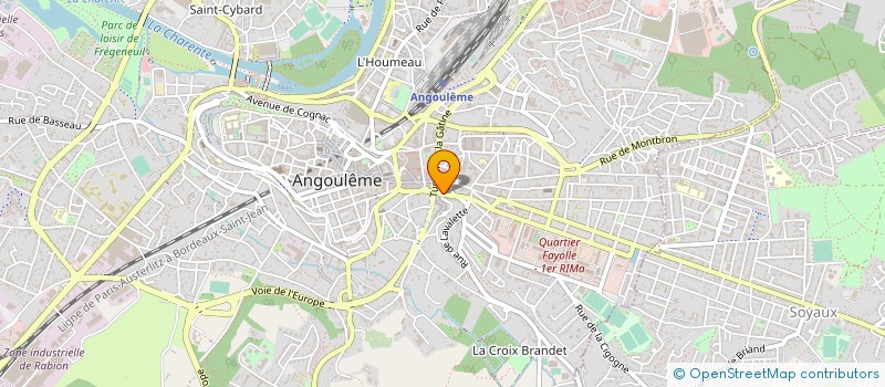 localisation de l'entreprise RESIDENCE RICHELIEU à ANGOULEME