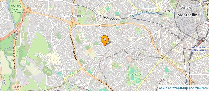 localisation de l'entreprise RESIDENCE ROLAND  MONTPELLIER
