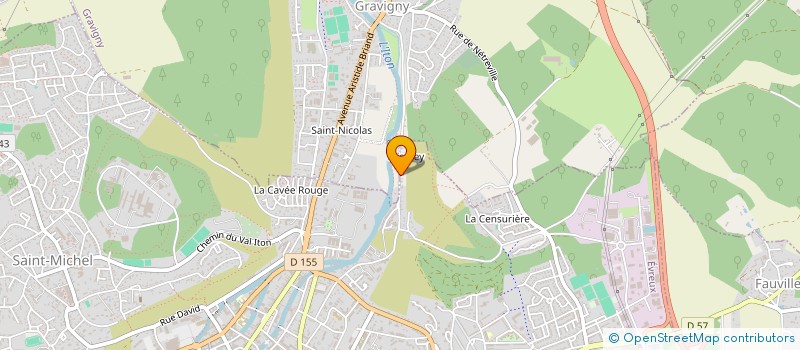 localisation de l'entreprise RESIDENCE S  EVREUX