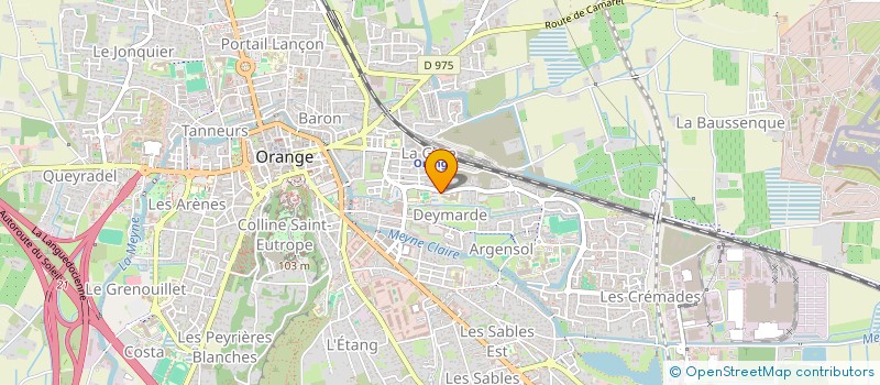 localisation de l'entreprise RESIDENCE SACRE COEUR  ORANGE