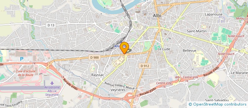 localisation de l'entreprise RESIDENCE SAINT ANTOINE  ALBI