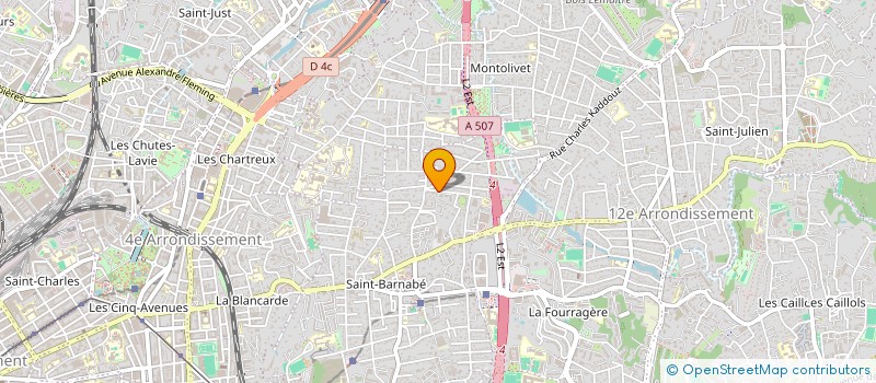 localisation de l'entreprise RESIDENCE SAINT BARNABE 2 4 6 IMPASSE DU MUGUET & 20 TRA MARIDET 13012 MARSEILLE à MARSEILLE