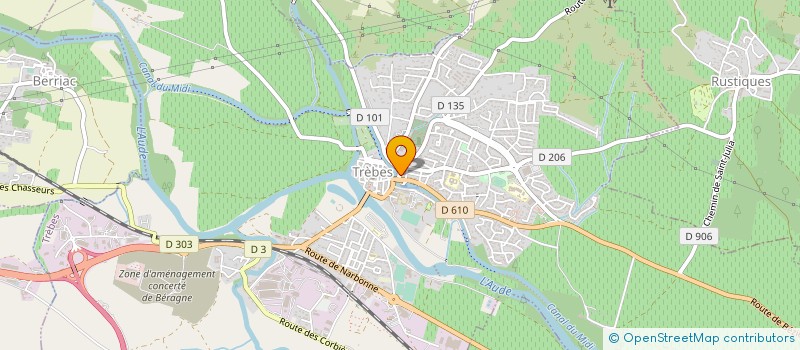 localisation de l'entreprise RESIDENCE SAINT-GEORGES  TREBES