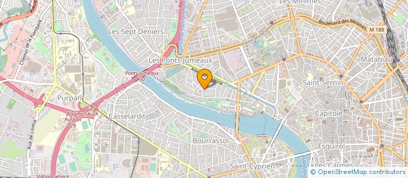 localisation de l'entreprise RESIDENCE SAINT JACQUES à TOULOUSE