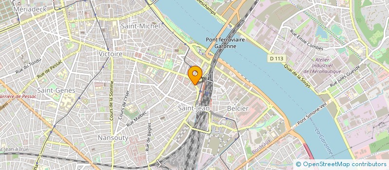 localisation de l'entreprise RESIDENCE SAINT JEAN  BORDEAUX