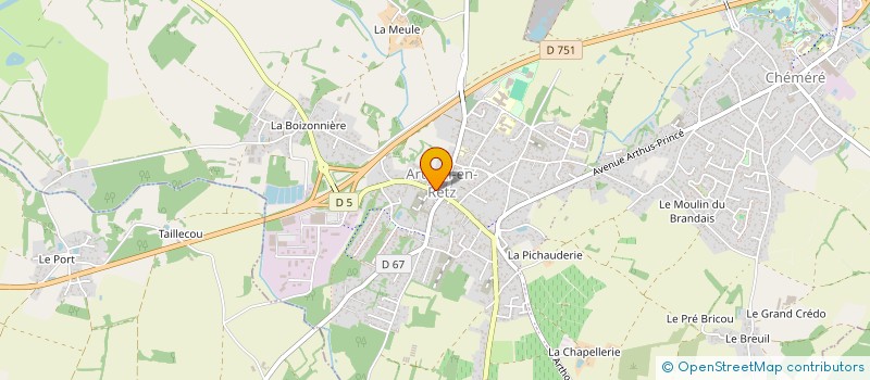 localisation de l'entreprise RESIDENCE SAINT JOSEPH  CHAUMES-EN-RETZ