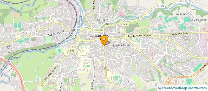 localisation de l'entreprise RESIDENCE SAINT LAUD  SAINT-LO