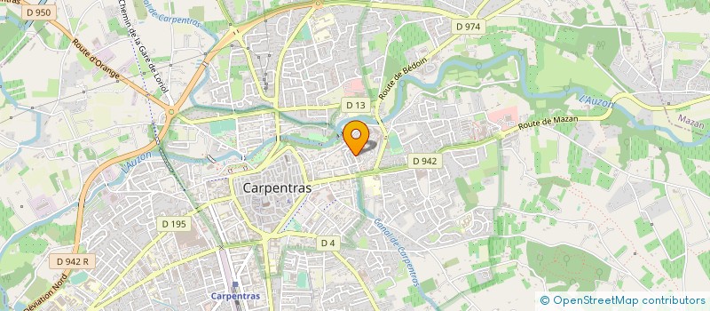 localisation de l'entreprise RESIDENCE SAINT LOUIS  CARPENTRAS