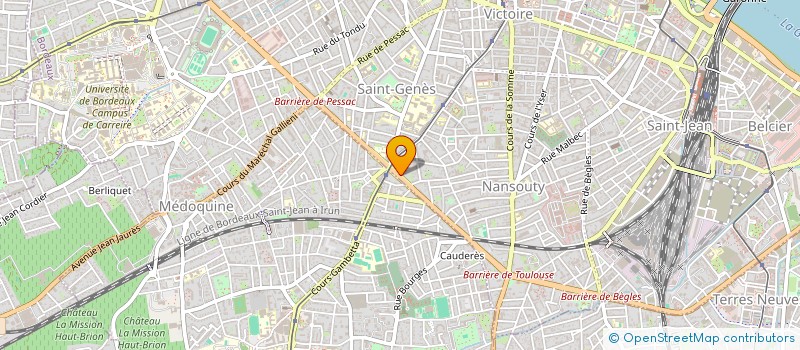 localisation de l'entreprise RESIDENCE SAINT LYS  BORDEAUX