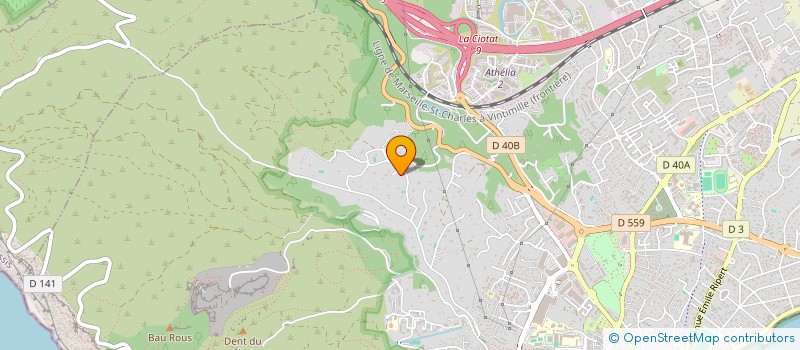 localisation de l'entreprise RESIDENCE SAINT MICHEL  LA CIOTAT