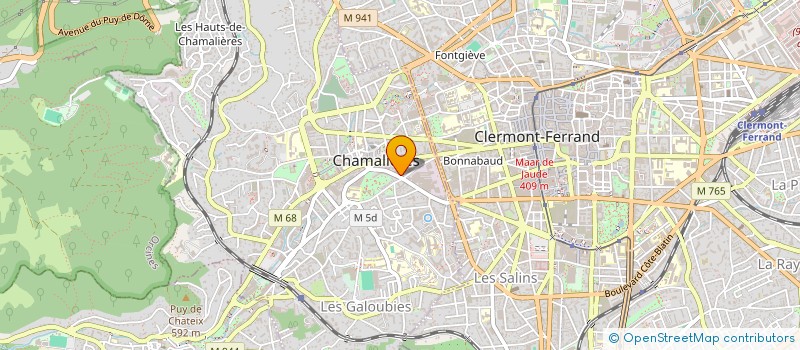 localisation de l'entreprise RESIDENCE SAINT PATRICK  CHAMALIERES