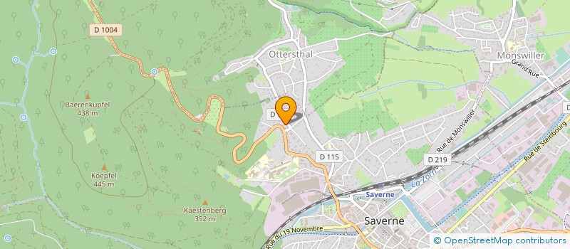 localisation de l'entreprise RESIDENCE SAINTE BARBE  SAVERNE